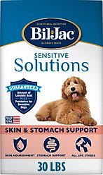 Bil-Jac Sensitive Solutions Chicken & Whitefish Recipe Dry Dog Food, 30-lb bag