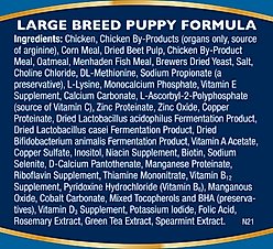 Bil-Jac Large Breed Puppy Chicken Recipe Dry Dog Food, 30-lb bag slide 2 of 6