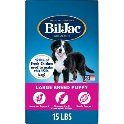 Bil-Jac Bil-Jac Large Breed Puppy Chicken Recipe Dry Dog Food, 15-lb bag