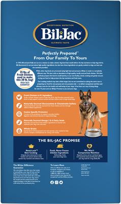 Show full view: Bil-Jac Large Breed Adult Chicken Recipe Dry Dog Food, 30-lb bag slide 3 of 12