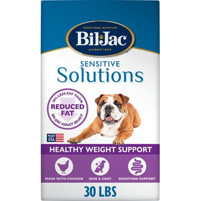 Bil-Jac Bil-Jac Sensitive Solutions Healthy Weight Fresh Chicken Recipe Dry Dog Food, 30-lb bag