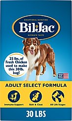 Bil-Jac Adult Select Chicken Recipe Dry Dog Food, 30-lb bag