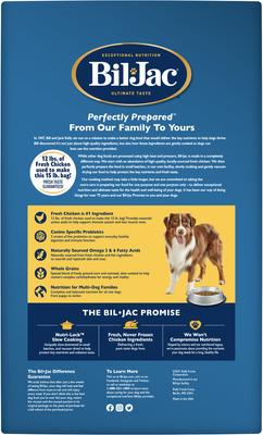 Show full view: Bil-Jac Adult Select Chicken Recipe Dry Dog Food, 15-lb bag slide 3 of 12