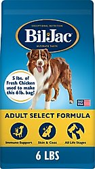 Bil-Jac Adult Select Chicken Recipe Dry Dog Food, 6-lb bag