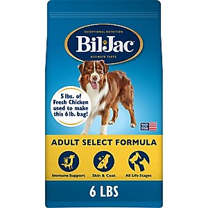 Bil-Jac Adult Select Chicken Recipe Dry Dog Food, 6-lb bag