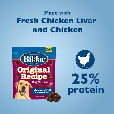 Show full view: Bil-Jac Original Recipe with Liver Soft Dog Treats, 20-oz bag slide 5 of 12