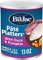 Bil-Jac Pate Platters with Duck & Pumpkin Canned Dog Food, 13-oz, case of 12