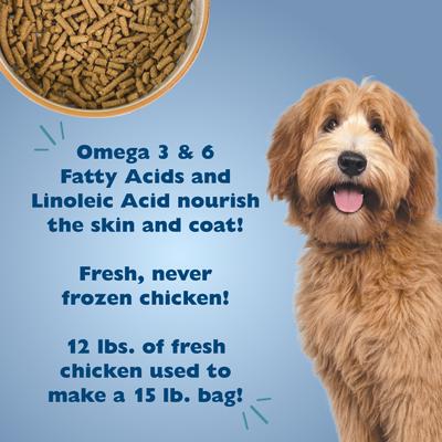 Show full view: Bil-Jac Sensitive Solutions Chicken & Whitefish Recipe Dry Dog Food, 15-lb bag slide 4 of 12