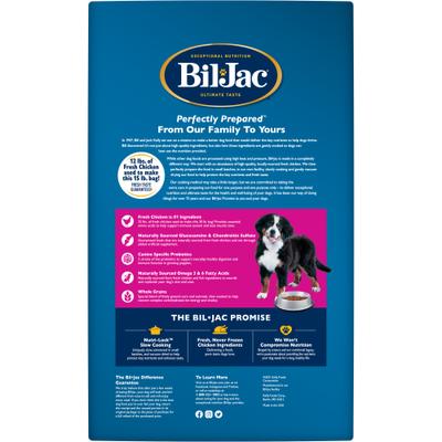 Show full view: Bil-Jac Large Breed Puppy Chicken Recipe Dry Dog Food, 15-lb bag slide 3 of 9