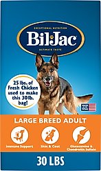 Bil-Jac Large Breed Adult Chicken Recipe Dry Dog Food, 30-lb bag