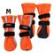 Show in main carousel: FinNero Halla Reflective Soft Fleece Dog Booties, Orange, Medium slide 2 of 6