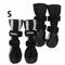 Show in main carousel: FinNero Halla Reflective Softshell Dog Booties, Black, Small slide 2 of 6