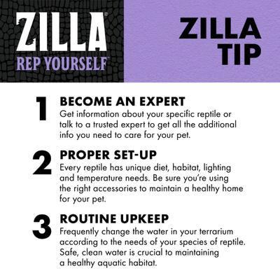 Show full view: Zilla Aquatic Reptile Water Conditioner, 8-oz bottle slide 8 of 10