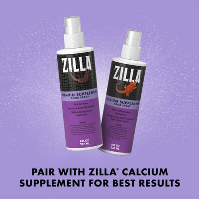 Show full view: Zilla Vitamin Supplement with Beta Carotene Reptile Food Spray, 8-oz bottle slide 8 of 10
