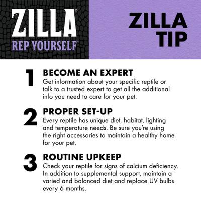 Show full view: Zilla Food Spray Calcium Reptile Supplement, 8-oz bottle slide 9 of 11