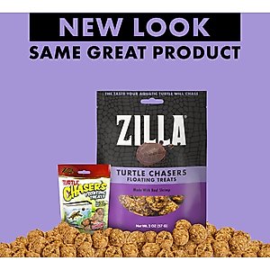 Zilla Turtle Chasers Floating Shrimp Turtle Treats, 2-oz bag