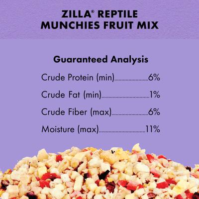 Show full view: Zilla Reptile Munchies Fruit Mix Reptile Food, 2.5-oz bag slide 7 of 11