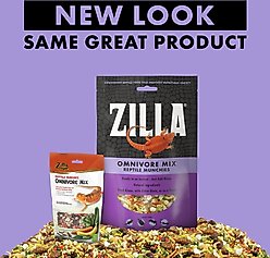 Zilla Reptile Munchies Omnivore Mix Lizard Food, 4-oz bag slide 2 of 9