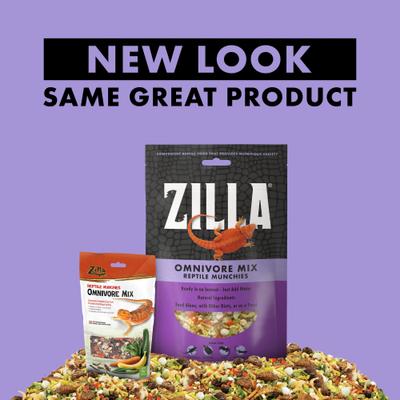 Show full view: Zilla Reptile Munchies Omnivore Mix Lizard Food, 4-oz bag slide 2 of 12