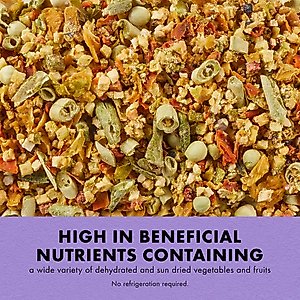 Zilla Small Animal Munchies Vegetable & Fruit Mix Lizard Food, 4-oz bag