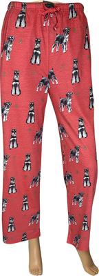 Show full view: E&S PETS Schnauzer Pajama Bottoms, Red, X-Large slide 4 of 6