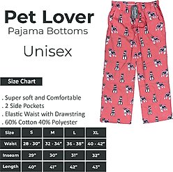 E&S PETS Schnauzer Pajama Bottoms, Red, Large slide 2 of 6