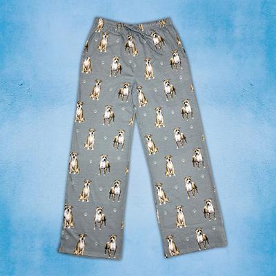 Show full view: E&S PETS Pit Bull Pajama Bottoms, Yellow, Medium slide 2 of 6