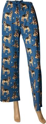 Show full view: E&S PETS German Shepherd Pajama Bottoms, Blue, X-Large slide 4 of 6
