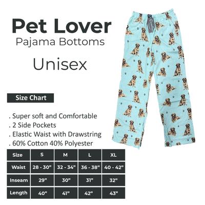 Show full view: E&S PETS Golden Retriever Pajama Bottoms, Teal, Small slide 5 of 5