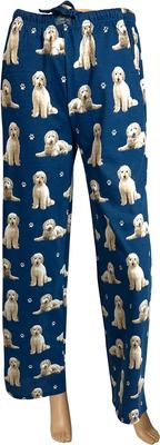 Show full view: E&S PETS Goldendoodle Pajama Bottoms, Blue, Large slide 4 of 7