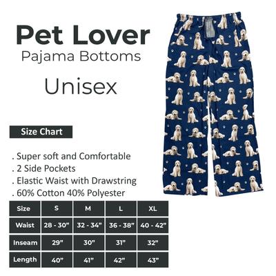 Show full view: E&S PETS Goldendoodle Pajama Bottoms, Blue, Large slide 6 of 7