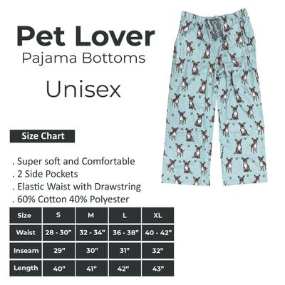 Show full view: E&S PETS Chihuahua Pajama Bottoms, Teal, Small slide 6 of 6