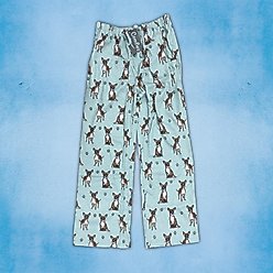 E&S PETS Chihuahua Pajama Bottoms, Teal, Small slide 2 of 6