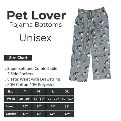 Show full view: E&S PETS Boxer Pajama Bottoms, Blue, X-Large slide 6 of 6