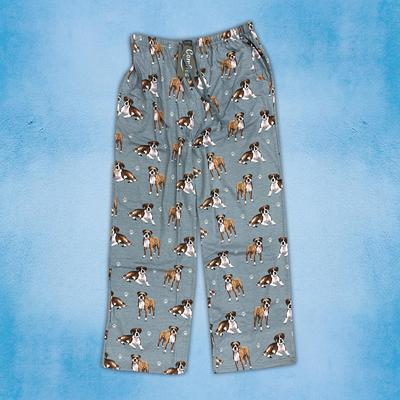 Show full view: E&S PETS Boxer Pajama Bottoms, Blue, X-Large slide 2 of 6