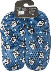 E&S PETS Siberian Husky Slippers, Blue, one size slide 2 of 6
