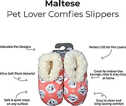 E&S PETS Maltese Slippers, Pink, one size slide 2 of 6