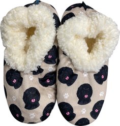 E&S PETS Labradoodle Slippers, Cream, one size
