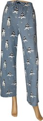E&S PETS Siberian Husky Pajama Bottoms, Blue, Large slide 2 of 6