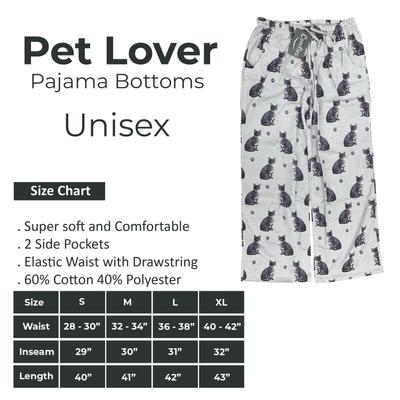 Show full view: E&S PETS Silver Tabby Cat Pajama Bottoms, Grey, X-Large slide 6 of 6