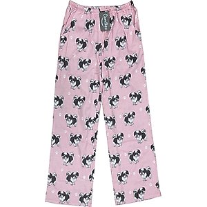 E&S PETS Shih Tzu Pajama Bottoms, Pink, X-Large