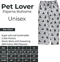 E&S PETS Rottweiler Pajama Bottoms, Grey, X-Large slide 2 of 6