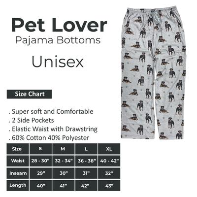 Show full view: E&S PETS Rottweiler Pajama Bottoms, Grey, Medium slide 6 of 6