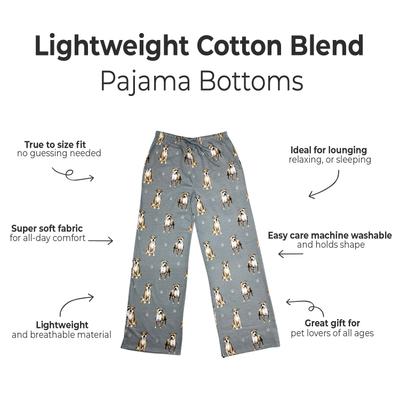 Show full view: E&S PETS Pit Bull Pajama Bottoms, Yellow, Medium slide 3 of 6