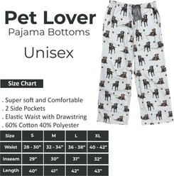 E&S PETS Chocolate Labrador Pajama Bottoms, Cream, Small slide 2 of 6