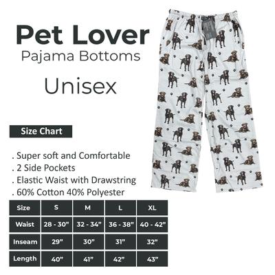 Show full view: E&S PETS Chocolate Labrador Pajama Bottoms, Cream, Medium slide 6 of 6