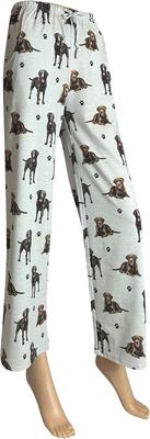 Show full view: E&S PETS Chocolate Labrador Pajama Bottoms, Cream, Medium slide 4 of 6