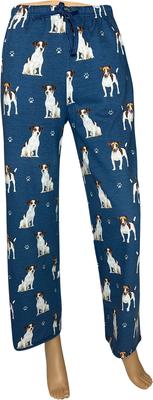 Show full view: E&S PETS Jack Russell Terrier Pajama Bottoms, Blue, Small slide 4 of 6