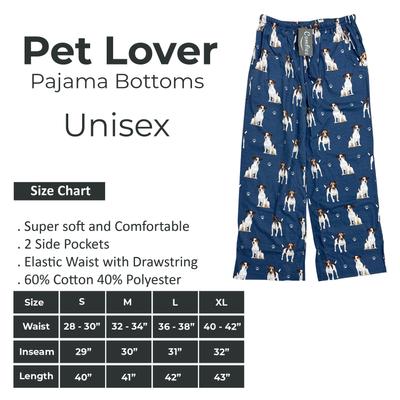 Show full view: E&S PETS Jack Russell Terrier Pajama Bottoms, Blue, Small slide 6 of 6