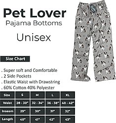E&S PETS Buldog Pajama Bottoms, Cream, X-Large slide 2 of 6